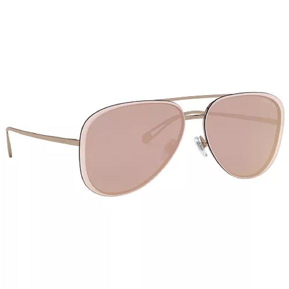 Giorgio Armani Pilot Sunglasses AR6084 Rose Gold Aviator - Picture 3 of 12